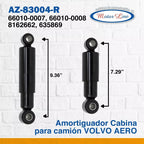 502 / Amortiguador / Cabina / Volvo / Az-83004-r