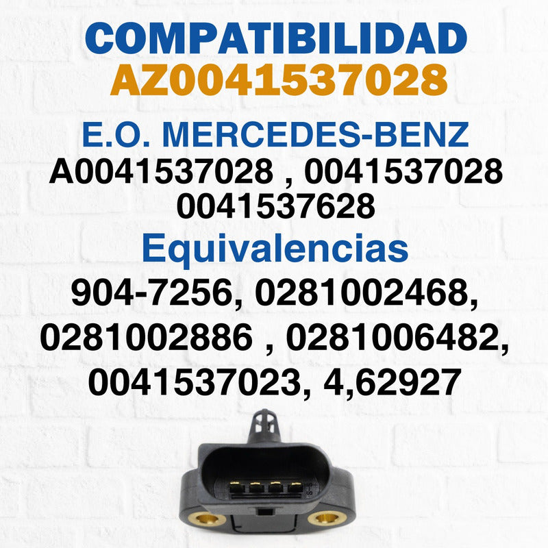 094 / Sensor Emisión De Gases Map / Mercedes / Freightliner.