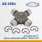 001 / Cruceta / 5 Pulgadas / Dina Serie 210 / Az-155x
