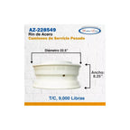 006 / Rin Tuerca Capuchón 22.50 X 8.25 / 9,000 Lb Az-228549 Blanco