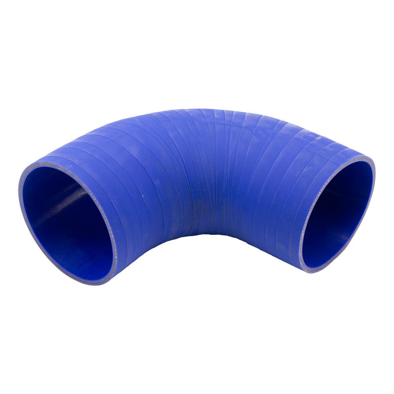 053 / Codo Silicón / Cople 90 Grados / 6 X 6  Diámetro 4.0 Azul