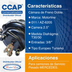 2 Rotochambers T30/30  Europeo Cámara De Freno Doble