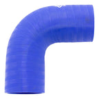 051 / Codo Silicón / Cople 90 Grados / 6 X 6  Diámetro 3.0 Azul
