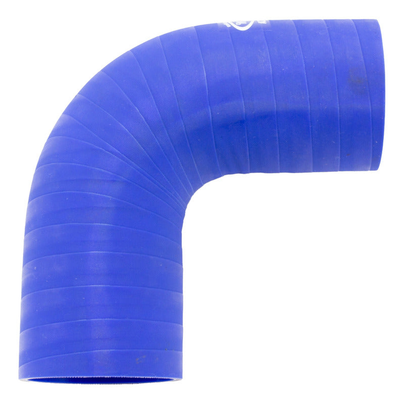 051 / Codo Silicón / Cople 90 Grados / 6 X 6  Diámetro 3.0 Azul