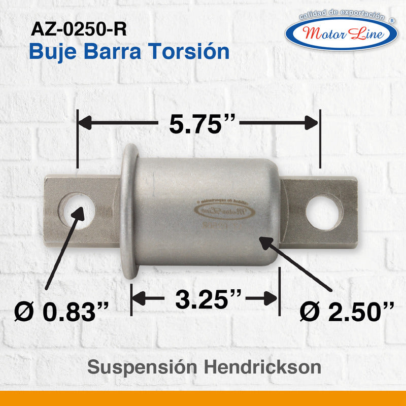 006 / Buje Barra Torsión / Hendrickson 116-16412  Gaff 11083