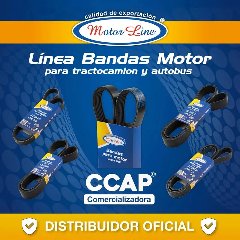 Banda Multi-v 6 Costillas / 1105 Mm X 21 Mm / Motorline