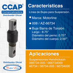 008 / Buje Barra Torsión / 5.75 / Hendrickson 066734-000.