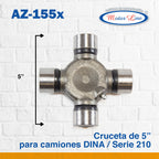 001 / Cruceta / 5 Pulgadas / Dina Serie 210 / Az-155x