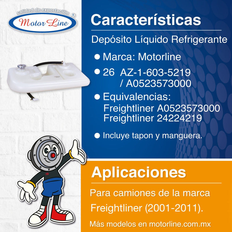 026 / Depósito Refrigerante / Freightliner A0523573000