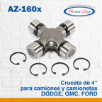 002 / Cruceta / 4 Pulgadas / Gmc Dodge Serie 1410 / Az-160x