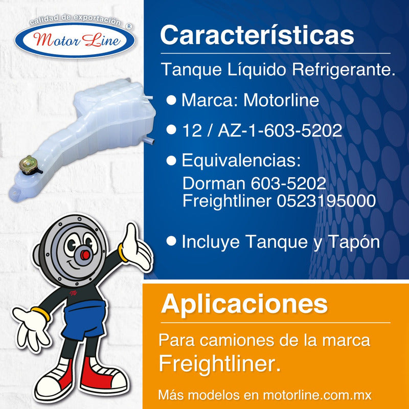 012 / Tanque Depósito Líquido Refrigerante / Freightliner