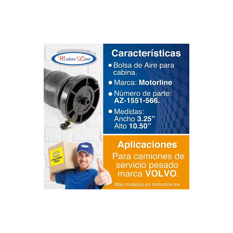 053 / Bolsa De Aire Para Cabina Asiento / Volvo.