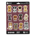 10 Planillas Stikers Calcomanias Pegatinas Razas Perros Cute