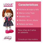 Muñeca De Trapo Y Tela / Ann / Linzy Toys