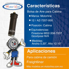 012 / Bolsa De Aire Para Cabina / 12.10 In / Freightliner.