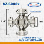 028 / Cruceta / 5 1/2 Pulgadas / Caterpillar / Az-6102x