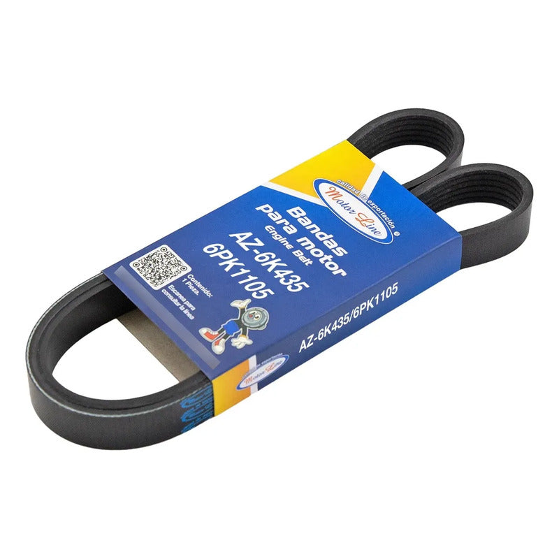 Banda Multi-v 6 Costillas / 1105 Mm X 21 Mm / Motorline