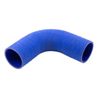 050 / Codo Silicón / Cople 90 Grados / 6 X 6  Diámetro 2.5  Azul