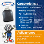 021 / Bolsa De Aire Para Suspensión / Volvo / Az-8829-615