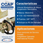 119 / Valvula Niveladora Altura / Cascadia / Prostar. Gris
