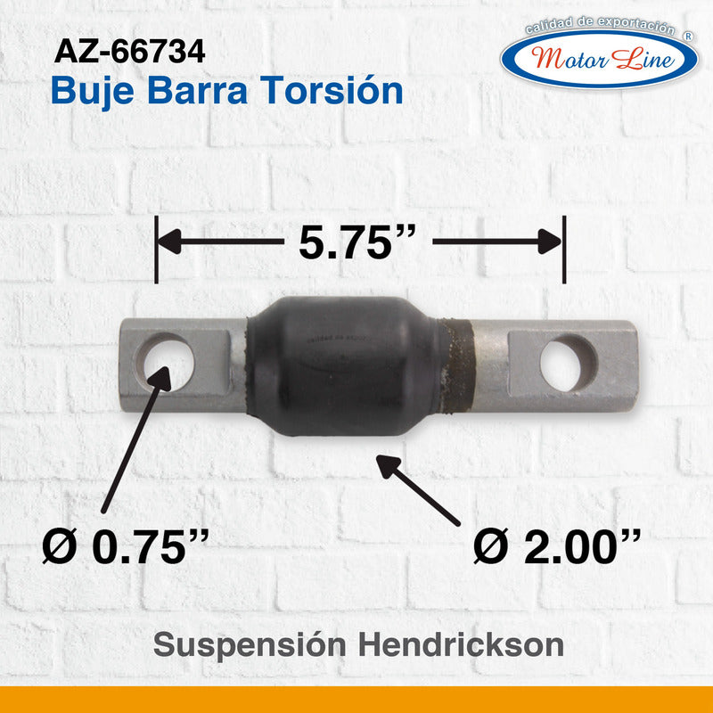 008 / Buje Barra Torsión / 5.75 / Hendrickson 066734-000.