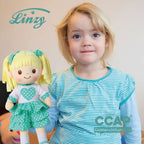 Muñeca De Trapo Y Tela / Sophia Turquoise / Linzytoys
