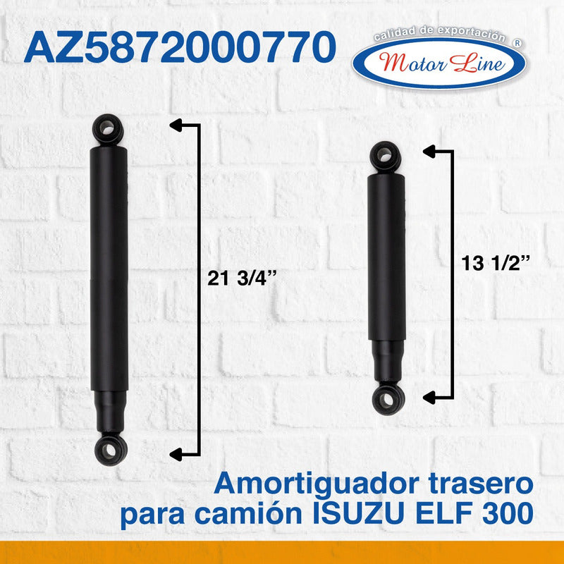 130 / Amortiguador / Trasero / 21.75 / Isuzu / Elf 300