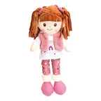 Muñeca De Trapo Y Tela Shea 40cm Rosa Coleccionable Linzy Toys