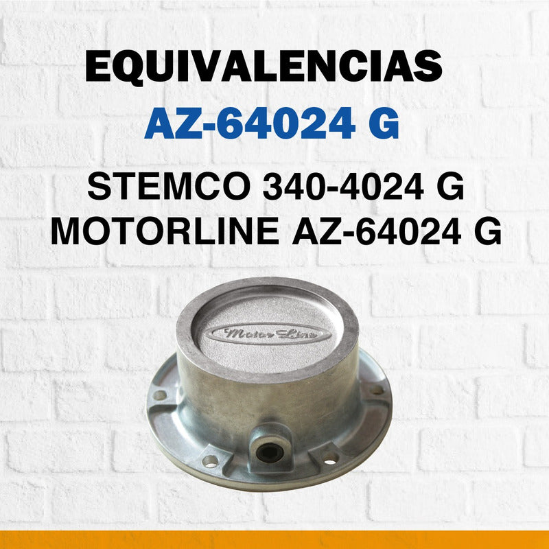 006 / Tapa Maza / Hub Cap / Grasa / 6 Barrenos / Diám. 5.25