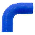 050 / Codo Silicón / Cople 90 Grados / 6 X 6  Diámetro 2.5  Azul
