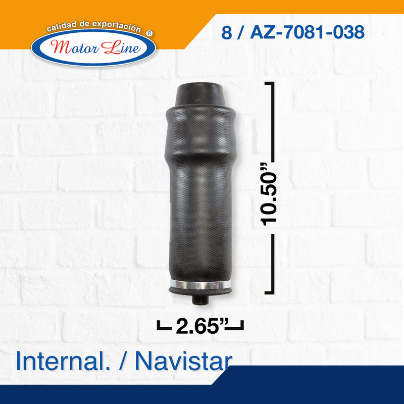 008 / Bolsa De Aire Para Cabina / Navistar / Az-7081-038.