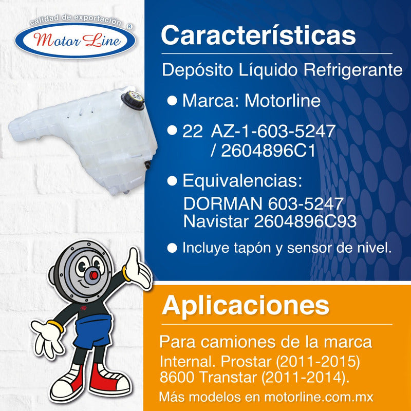022 / Depósito Refrigerante / International / Prostar / 8600