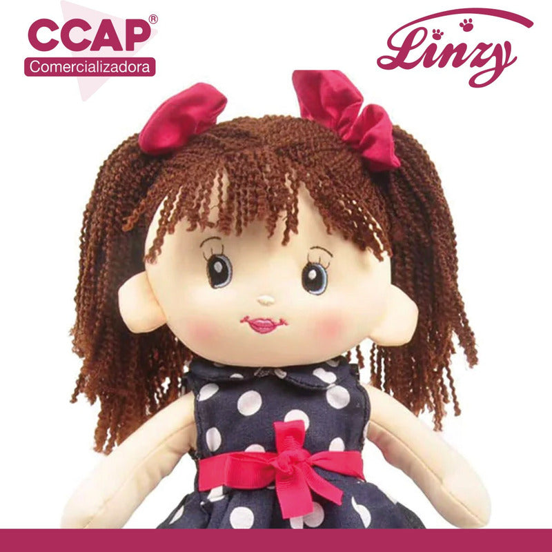 Muñeca De Trapo Y Tela / Betty Blue / Linzy Toys