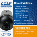 Tanque De Aire 21 X 10 Camiones Y Trailers Motorline.