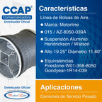 015 / Bolsa Aire Suspensión Aluminio / Hendrickson / Watson