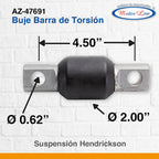 002 / Buje Barra Torsión Hendrickson 47691-000l Gaff 13521