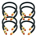060 / 8 Mangueras Frenos Aire Rotochamber Armada 60cm 3/8