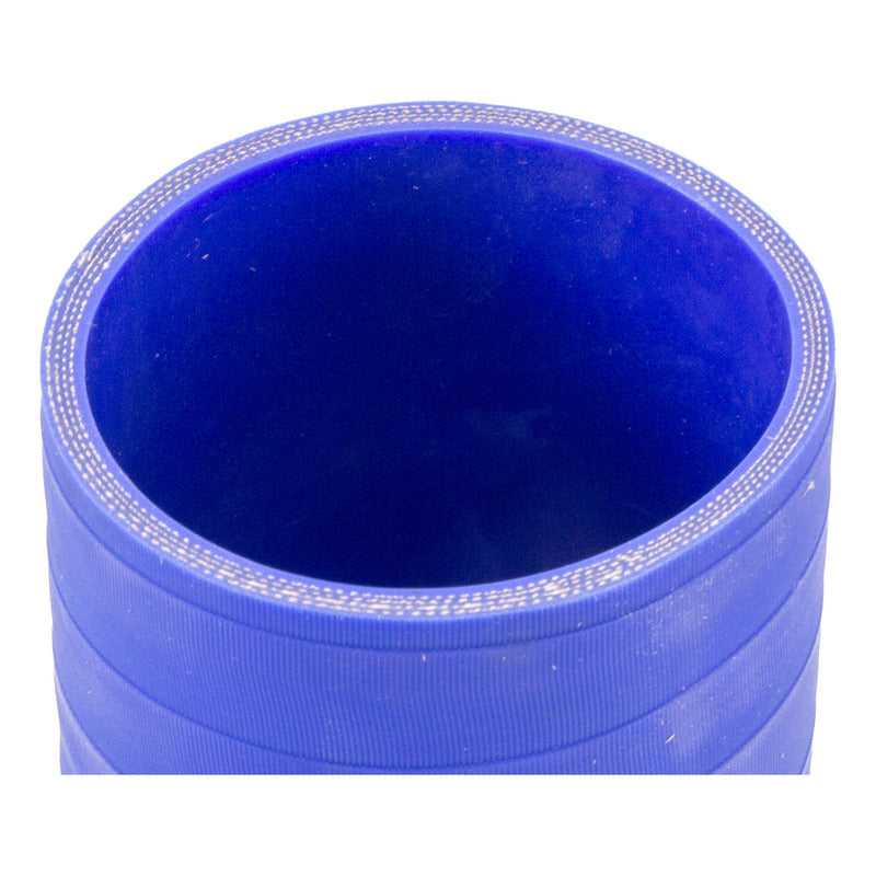 051 / Codo Silicón / Cople 90 Grados / 6 X 6  Diámetro 3.0 Azul