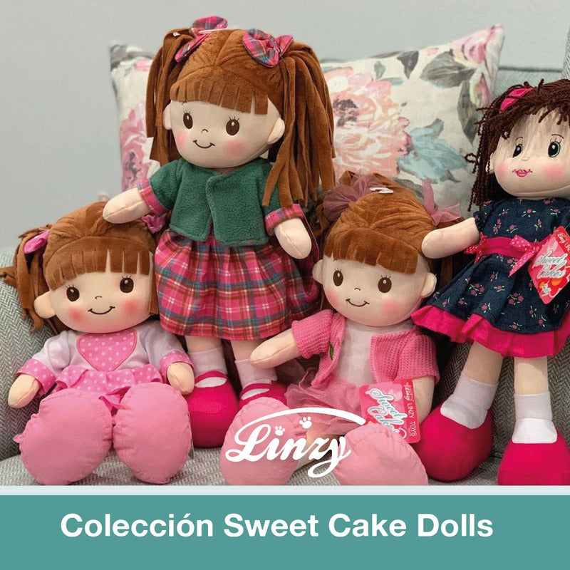 Muñeca De Trapo Y Tela / Sophia Turquoise / Linzytoys