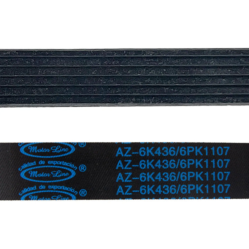 Banda Multi-v 6 Costillas / 1107 Mm X 21 Mm. / Motorline