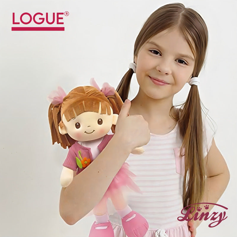 Muñeca De Trapo Y Tela Juliana Linzy Toys Con Chaleco Removible 40cm
