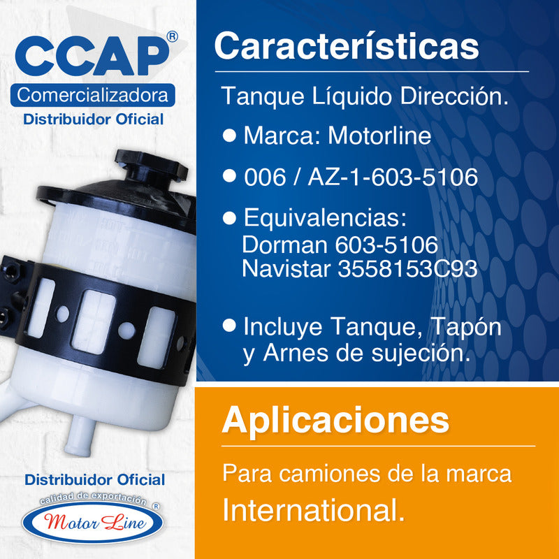 006 / Depósito Líquido Dirección / International Navistar