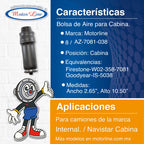 008 / Bolsa De Aire Para Cabina / Navistar / Az-7081-038.