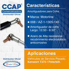 Amortiguador Para Cofre Kenworth T370 Para Peterbilt