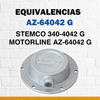 009 / Tapa Maza / Hub Cap / Grasa / 6 Barrenos / 5 5/16.