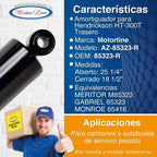 100 / Amortiguador Trasero / Hendrickson Ht-300t Az-85323-r