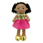 Muñeca De Trapo Y Tela Chloe Color Fiusha
