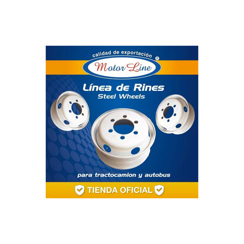 004 / Rin Acero Unimount / 22.50 X 8.25 In / 9000 Lb. Blanco