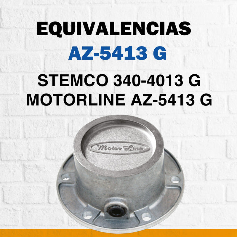 004 / Tapa Maza / Hub Cap / Grasa / 5 Barrenos / 6.25