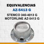 004 / Tapa Maza / Hub Cap / Grasa / 5 Barrenos / 6.25